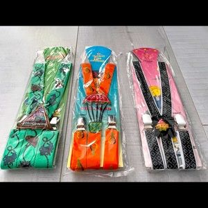 COPY - 3 pcs for $6 Kids Suspenders-New Unisex Different Colors & Designs-Pkg 4
